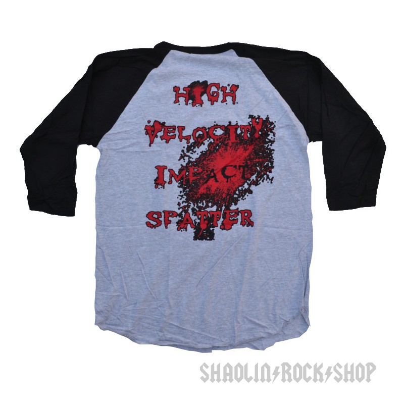 Cannibal Corpse High Velocity Impact Spatter Raglan Shirt - Shaolin