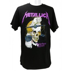 Metallica Playera Damaged Justice Harvester Of Sorrow Classic