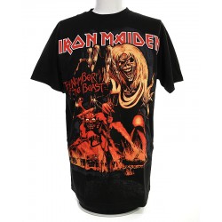 Iron Maiden Playera The Numer Of The Beast Red