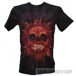Metallica Shirt Pushead Shortest Straw Vintage Black