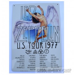 Led Zeppelin Sign US Tour 1977