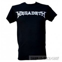 Megadeth Shirt White Logo