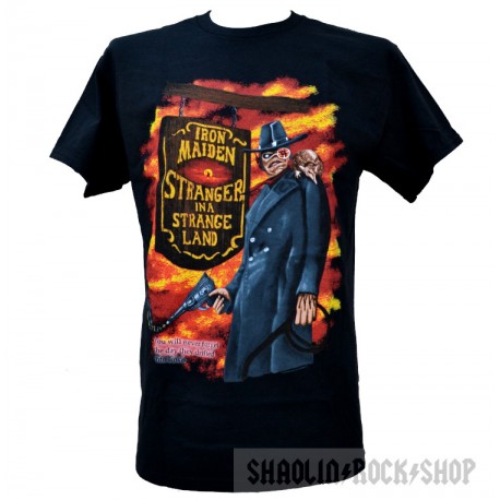 Iron Maiden Playera Stranger in a Strange Land - Somewhere in Texas Tour 87