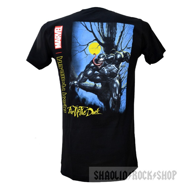 Iron Maiden x Marvel Shirt Venom x Fear of the Dark Shaolin Rock Shop