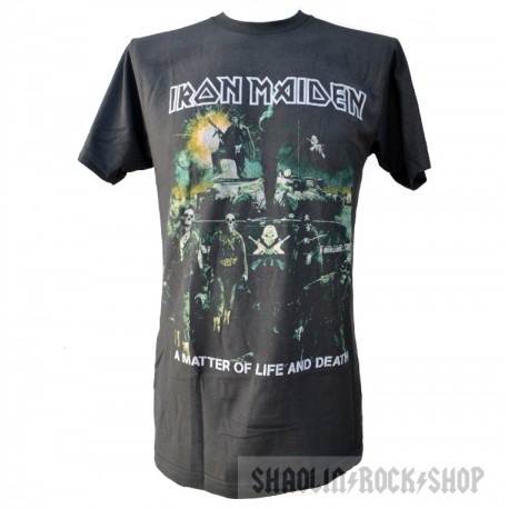 Iron Maiden Playera Slim Fit A Matter of Life and Death