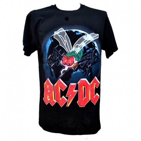 AC/DC Playera  Fly On The Wall European Tour 