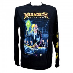 Megadeth Shirt Rust In Peace Long Sleeve
