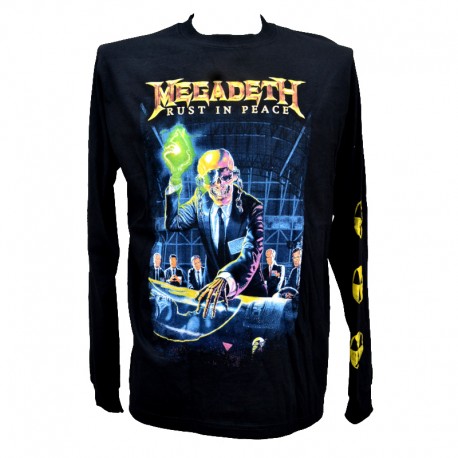 Megadeth Shirt Rust In Peace Long Sleeve