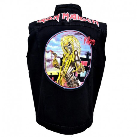 Iron Maiden Denim Battle Jacket Killers