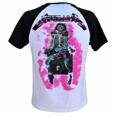 Metallica Womens Shirt Electric Chair Raglan