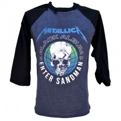 Metallica Shirt Enter Sandman Raglan MXV