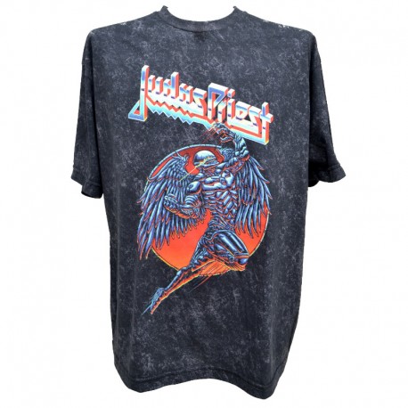 Judas Priest Slim Fit Shirt Painkiller Mineral Wash MXV