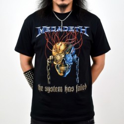 Megadeth Playera System Has Failed Vic