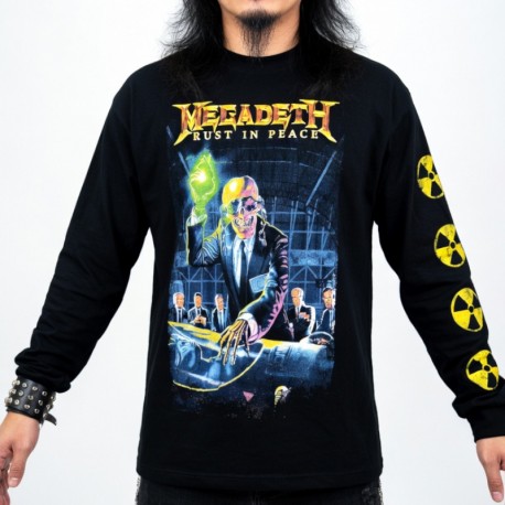 Megadeth Shirt Rust In Peace Long Sleeve