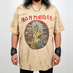 Iron Maiden Playera Oversized Killers Tie Dye