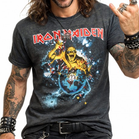 Iron Maiden Slim Fit Shirt World Piece