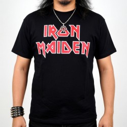 Iron Maiden Playera Glitter Logo