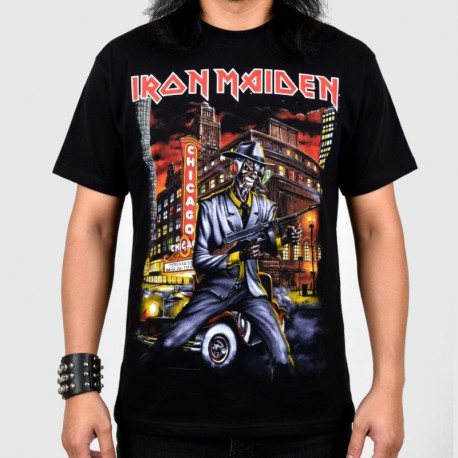 Iron Maiden Playera The June 11 Chicago Massacre Somewhere Back in Time Tour 2008