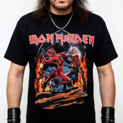 Iron Maiden Playera The Number of the Beast / Run to the Hills