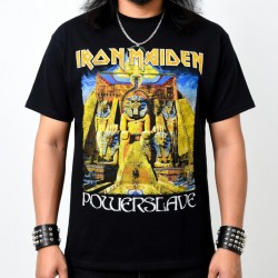 Iron Maiden Playera Powerslave World Slavery Tour Front Only MXV