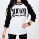 Nirvana Blusa Raglan Nevermind MXV