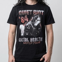 Quiet Riot Playera Metal Health Tour 1984 Black