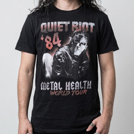 Quiet Riot Playera Metal Health Tour 1984 Black