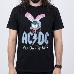 AC/DC Playera Fly On The Wall European Tour 1986