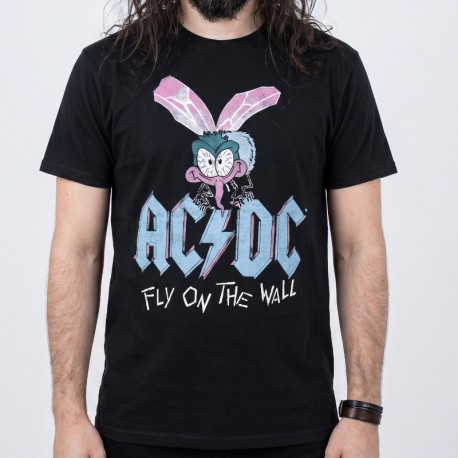 AC/DC Playera  Fly On The Wall European Tour 1986
