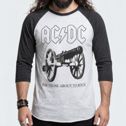AC/DC Playera Raglan For Those About To Rock