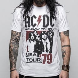 AC/DC Playera Highway To Hell Tour 1979
