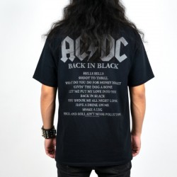 AC/DC Playera Back In Black 35th Anniversary