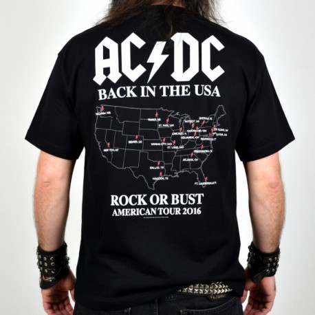 AC/DC Playera Back In Black / Rock or Burst 2016
