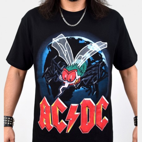 AC/DC Playera Fly On The Wall European Tour 