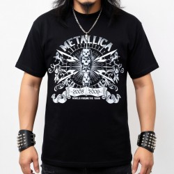 Metallica Playera World Magnetic Tour Skulls