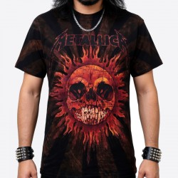 Metallica Playera Pushead Sun AO