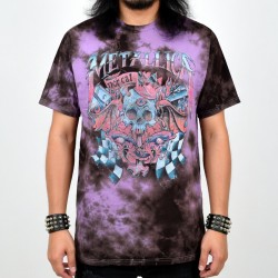 Metallica Playera Slim Fit Norcal Tie Dye