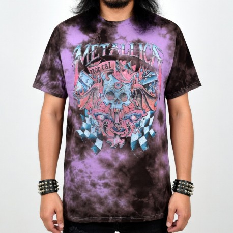 Metallica Playera Slim Fit Norcal Tie Dye