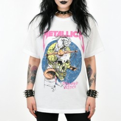 Metallica Blusa Oversize Damaged Justice MXV