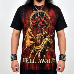 Slayer Playera Hell Awaits Jumbo