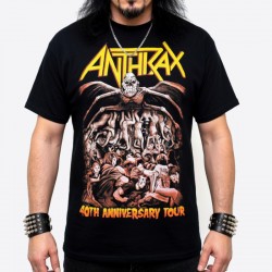 Anthrax Playera 40th Anniversary Tour
