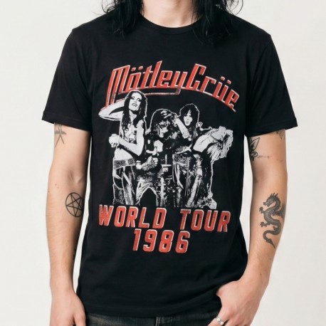 Motley Crue Shirt Theatre Of Pain World Tour 86