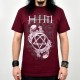 HIM Slim Fit Shirt Heartagram Wine