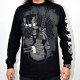 Guns N' Roses Playera Slash Skull Manga Larga LS