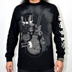 Guns N' Roses Playera Slash Skull Manga Larga LS