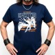 Led Zeppelin Playera Swan Song Navy