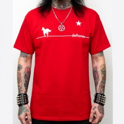 Deftones Playera Slim Fit White Pony