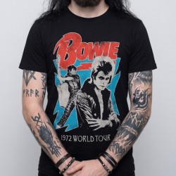 David Bowie Playera 1972 World Tour