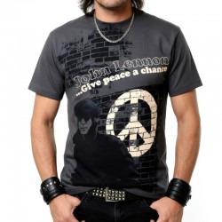 John Lennon Playera Give Peace  Chance