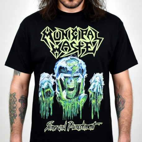 Municipal Waste Slime And Punishment Shirt Black